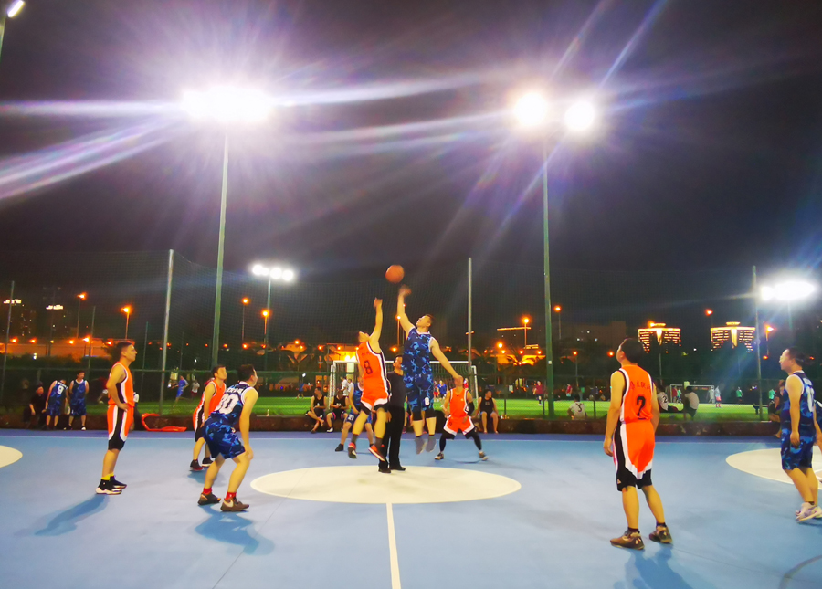城建集团职工篮球比赛活动