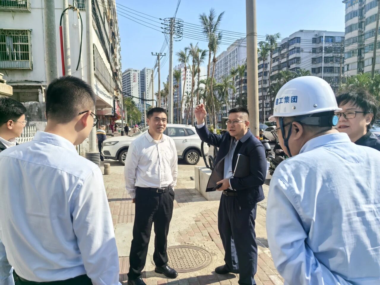 深入项目一线 现场办公解难 | 海口建工集团主要领导调研督导重点民生工程建设